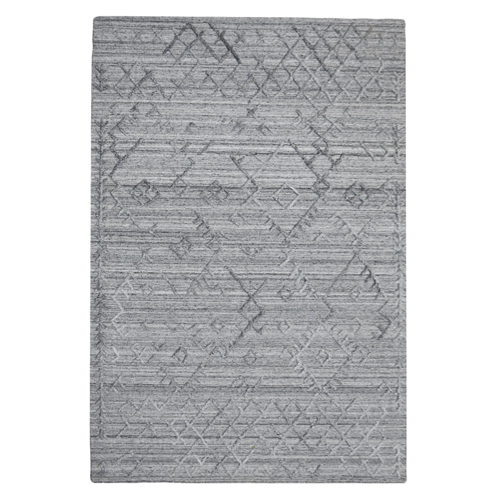 Handwoven Quilted Rug - Soft & Durable Bohemian Style Area Rug for Living Room, Bedroom, or Nursery Decor