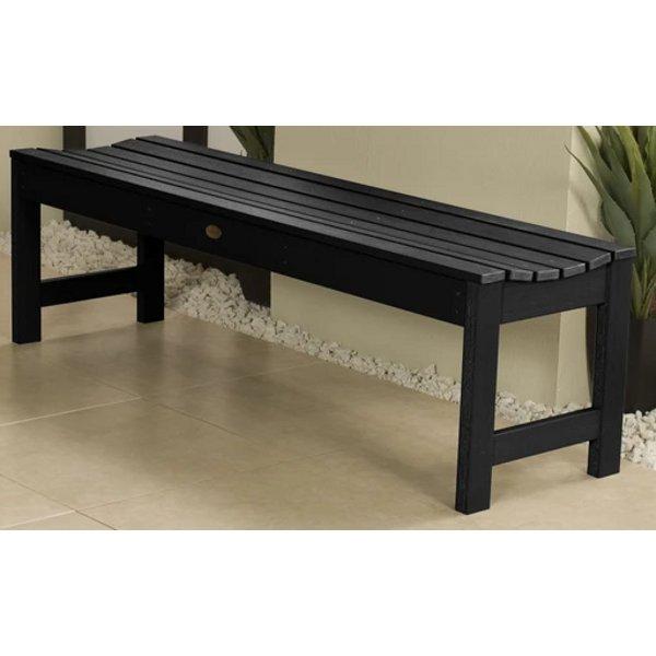 Lehigh Backless Synthetic Wood Picnic Bench - Durable Outdoor Dining Table for Patio, Garden & Park - Perfect for BBQs, Camping & Family Gatherings