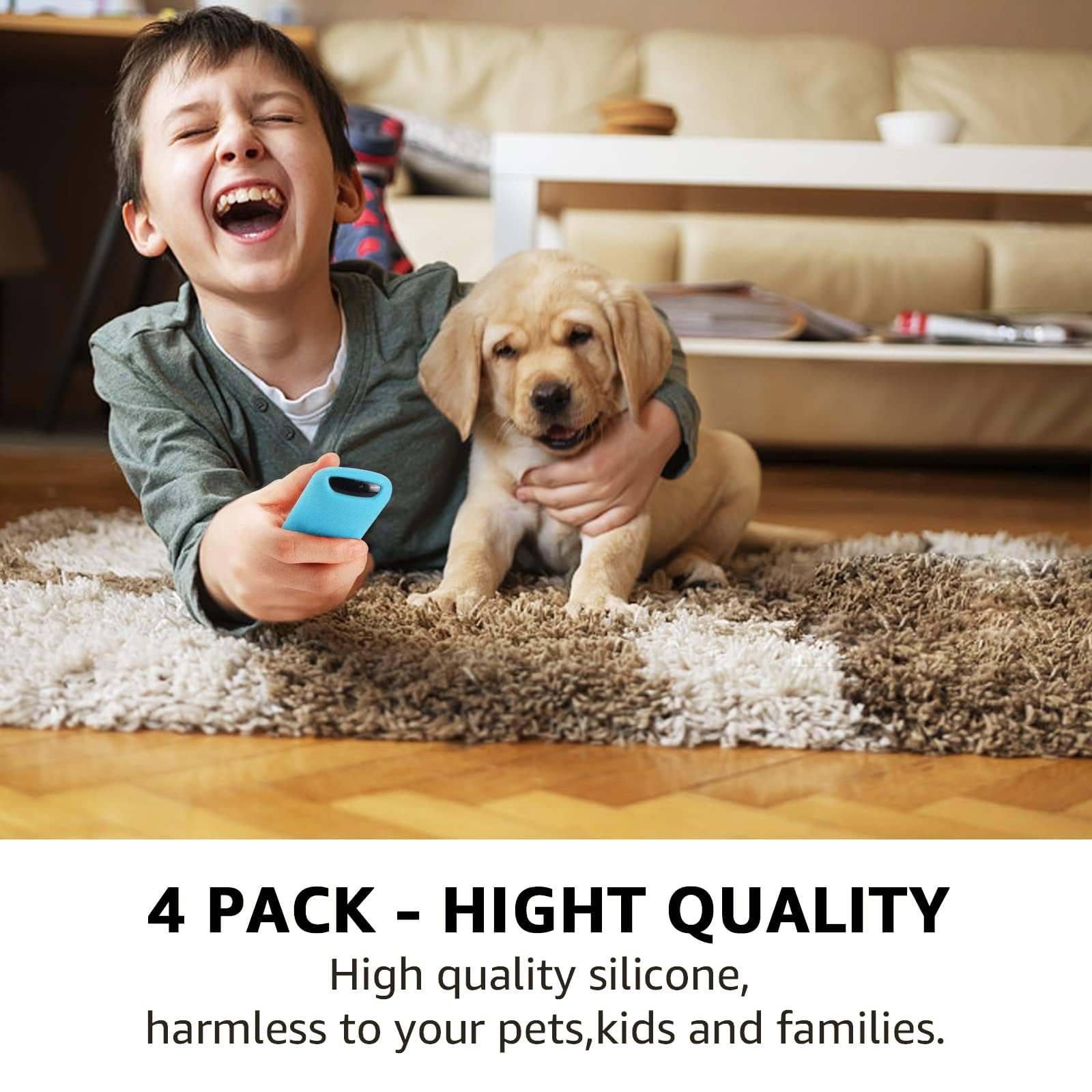 4-Pack Roku Remote Covers - Universal for Hisense/TCL TV - Glow in Dark (Orange/White/Green/Blue) - Perfect for Night Use