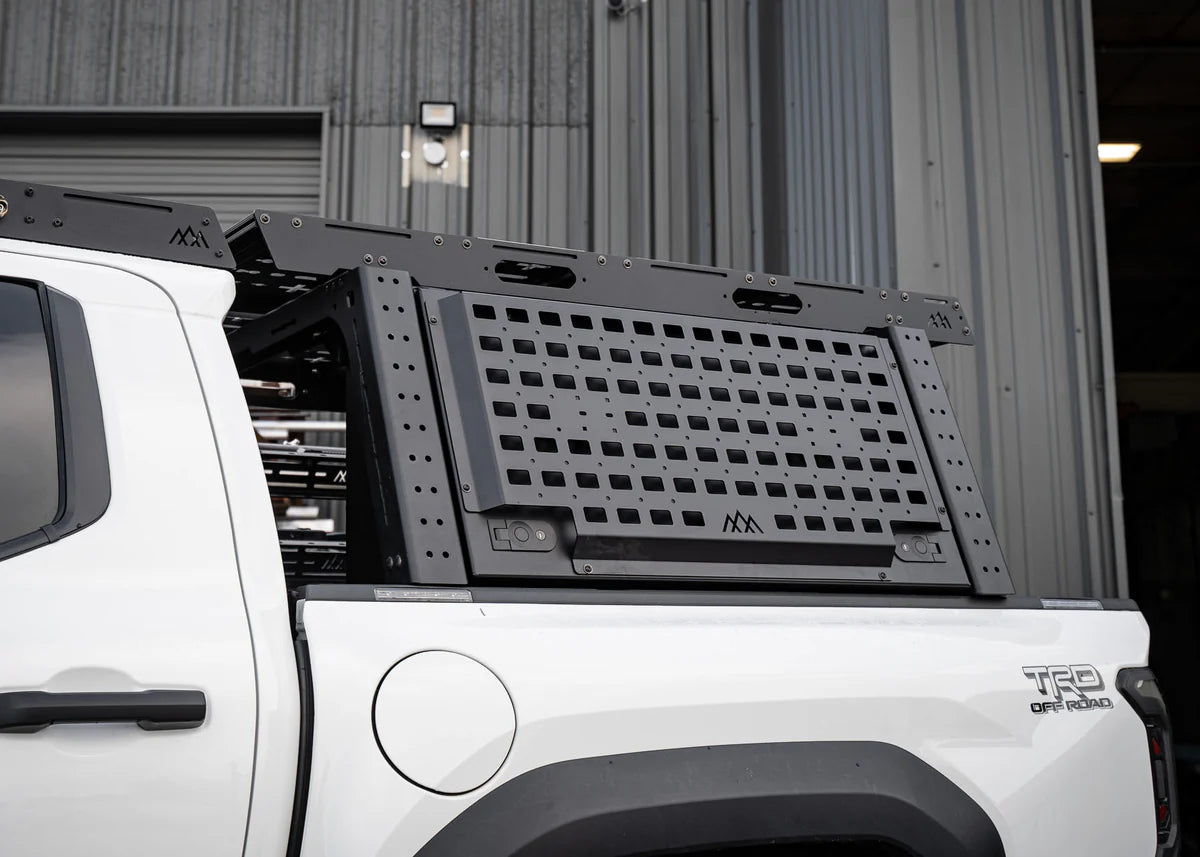 Aluminum Bed Rack Storage Box for 2005+ Toyota Tacoma Truck | Heavy Duty Truck Bed Organizer | Perfect for Camping Gear & Off-Road Adventures