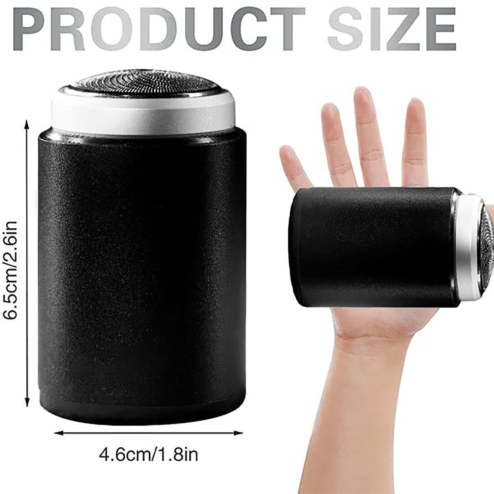 Newest Unisex Mini Portable Electric Shaver - 2-in-1 USB Rechargeable Facial & Body Hair Trimmer, Pocket-Sized Travel Shaver with Washable Design | Perfect for Travel, Gym, and On-the-Go Grooming