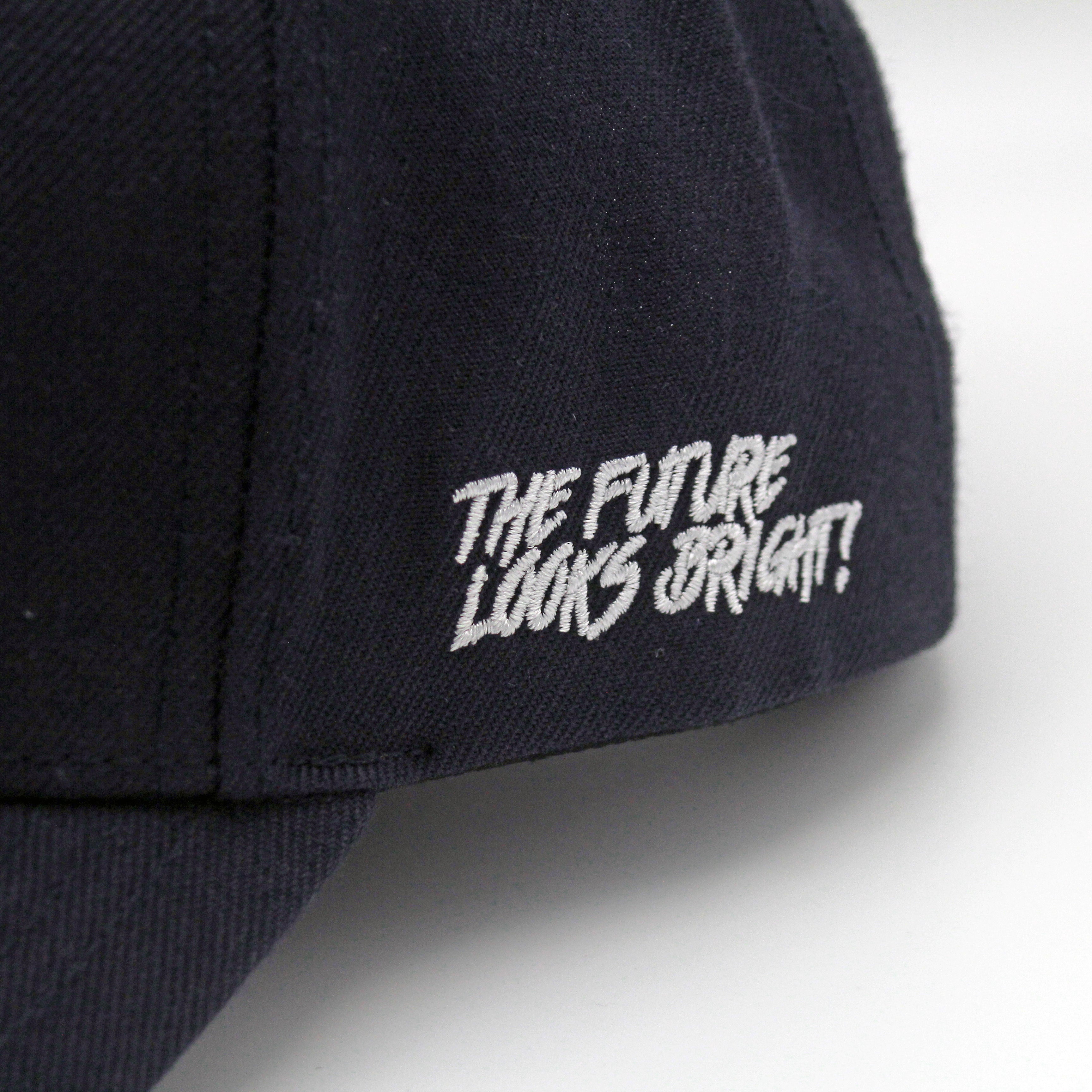 VT Shield Logo Future Looks Bright Navy Snapback Hat - Adjustable Baseball Cap for Men & Women - Perfect for Outdoor Sports, Casual Wear & Street Fashion
