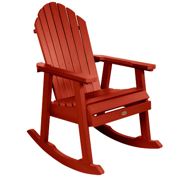 Hamilton Rocking Chair - Comfortable Wooden Rocking Chair for Living Room, Nursery & Porch - Classic Design with Padded Seat & Backrest - Perfect for Relaxing, Nursing & Reading