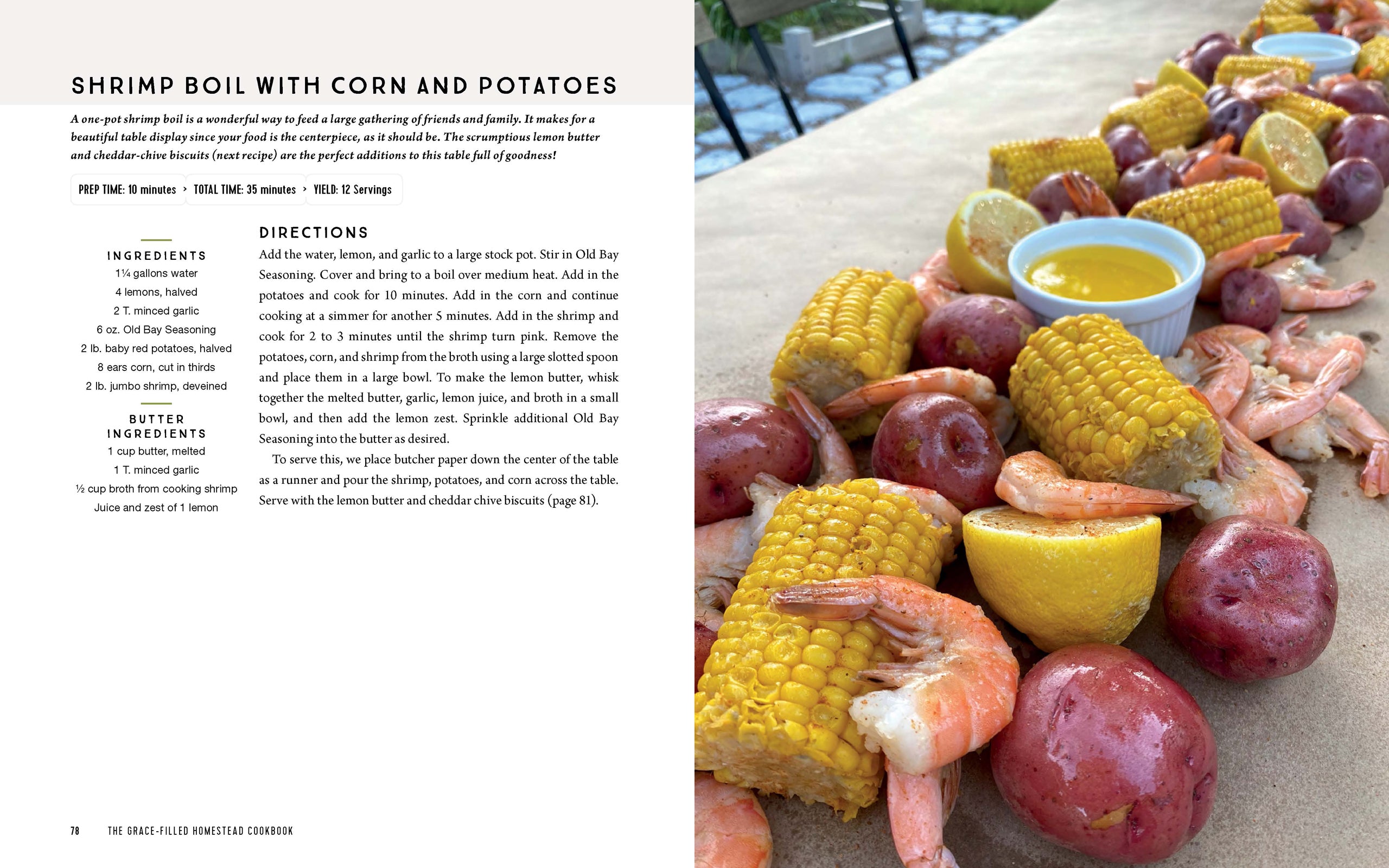 The Grace Filled Homestead Cookbook - Traditional Family Recipes for Farmhouse Cooking | Perfect for Country Living, Homesteading & Cozy Family Meals