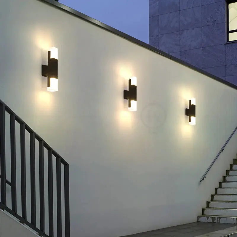 Aluminum Motion Sensor Outdoor Wall Sconce Light - Waterproof LED Security Lighting for Porch, Garage, Garden & Pathway - Energy Efficient & Weather Resistant