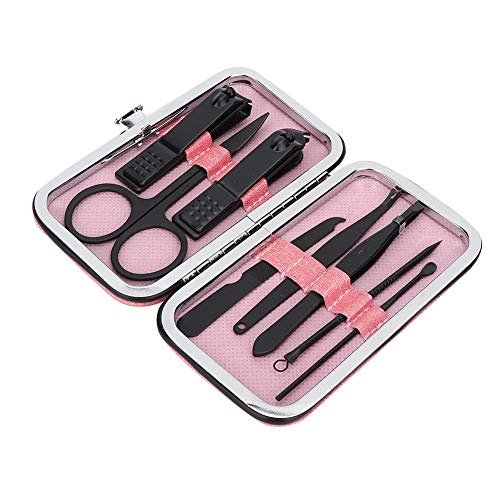Eco-Friendly Durable Nail File & Clipper Set - Reusable Manicure Tools for Home, Travel & Salon Use - Pink Beauty Essentials for Natural Nail Care