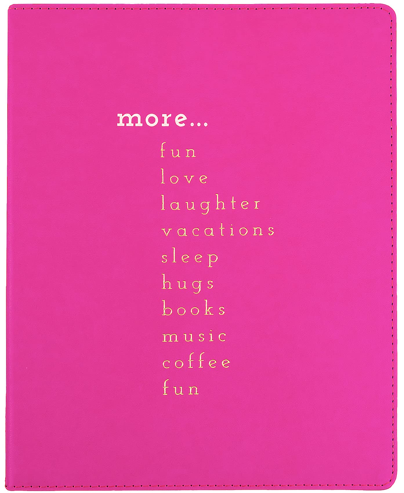 Eccolo Large Lined Journal Notebook - 8x10 Inch Hardbound Writing Notebook with 256 Ruled Pages, Ribbon Bookmark & Lay-Flat Design | Perfect for Work, School, Creative Writing & Daily Journaling (Hot Pink)
