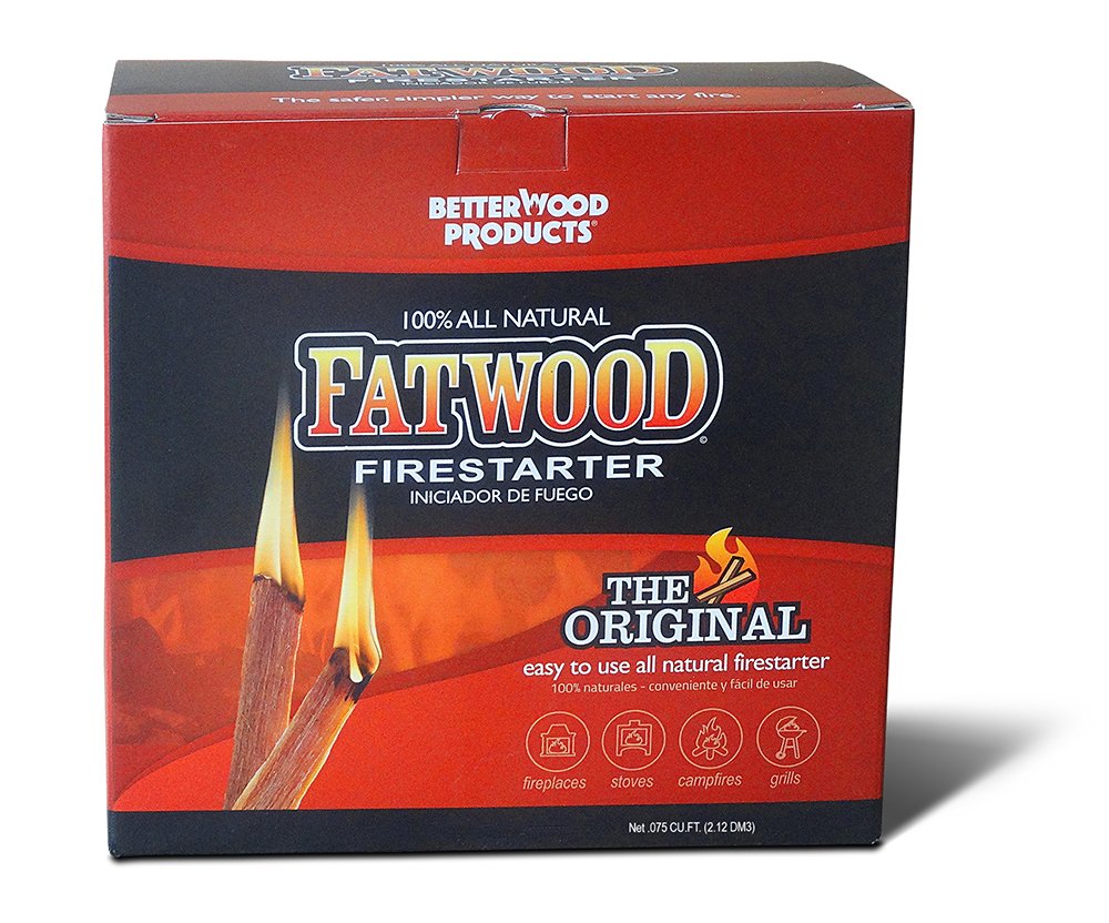Premium Fatwood Firestarter Box - 3 lbs of All-Natural Fire Starting Sticks for Camping, Fireplaces & Outdoor Adventures