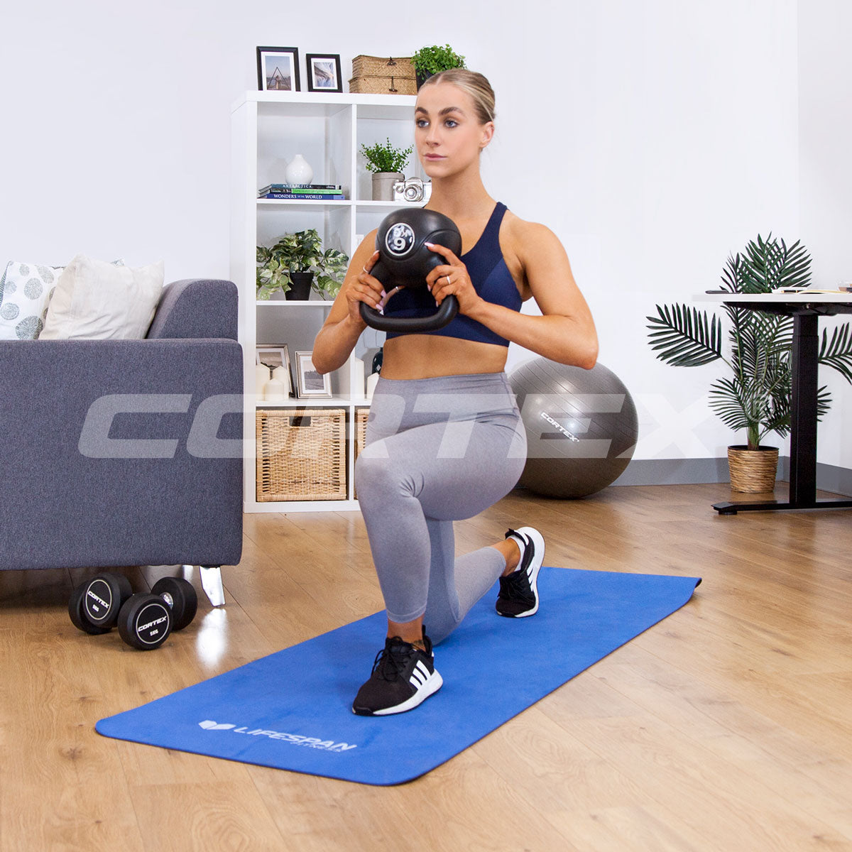 10KG Standard Kettlebell - Premium Cast Iron Weight for Home Gym, CrossFit & Strength Training - Ideal for Full-Body Workouts, Cardio & Fitness Training