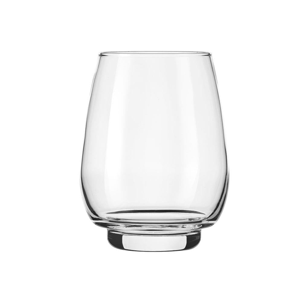 Libbey Orbital 12 Oz Stackable Wine Glasses - Set of 12 Shatter-Resistant Stemware for Red & White Wine - Perfect for Home Bars, Restaurants, and Outdoor Entertaining