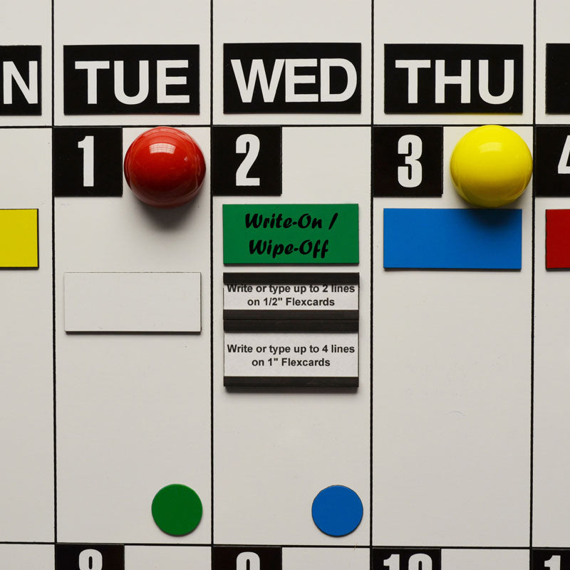 Days of the Week Magnet Set - 7 Colorful Refrigerator Magnets for Classroom, Office & Home Organization - Perfect for Kids Learning, Fridge Calendar & Whiteboard Scheduling