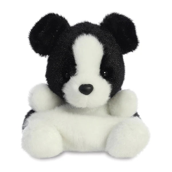 Palm Pals Brodie Collie Dog Plush Toy - Soft Stuffed Animal for Kids, Cute Collectible Puppy Gift for Dog Lovers (Perfect for Cuddling, Decor, and Gifts)