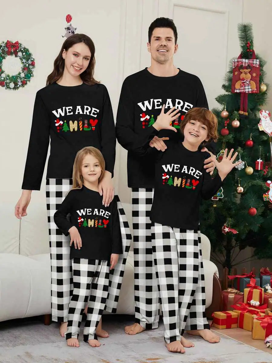 Christmas Matching Family Pajamas Set - Cozy Holiday Pjs for Women, Men & Kids - Festive Family Outfits for Christmas Morning & Holiday Photos
