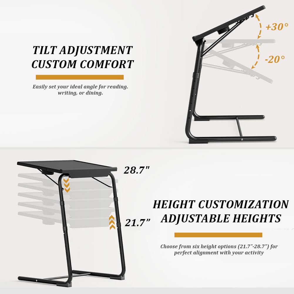 Adjustable TV Tray Table - 20.5