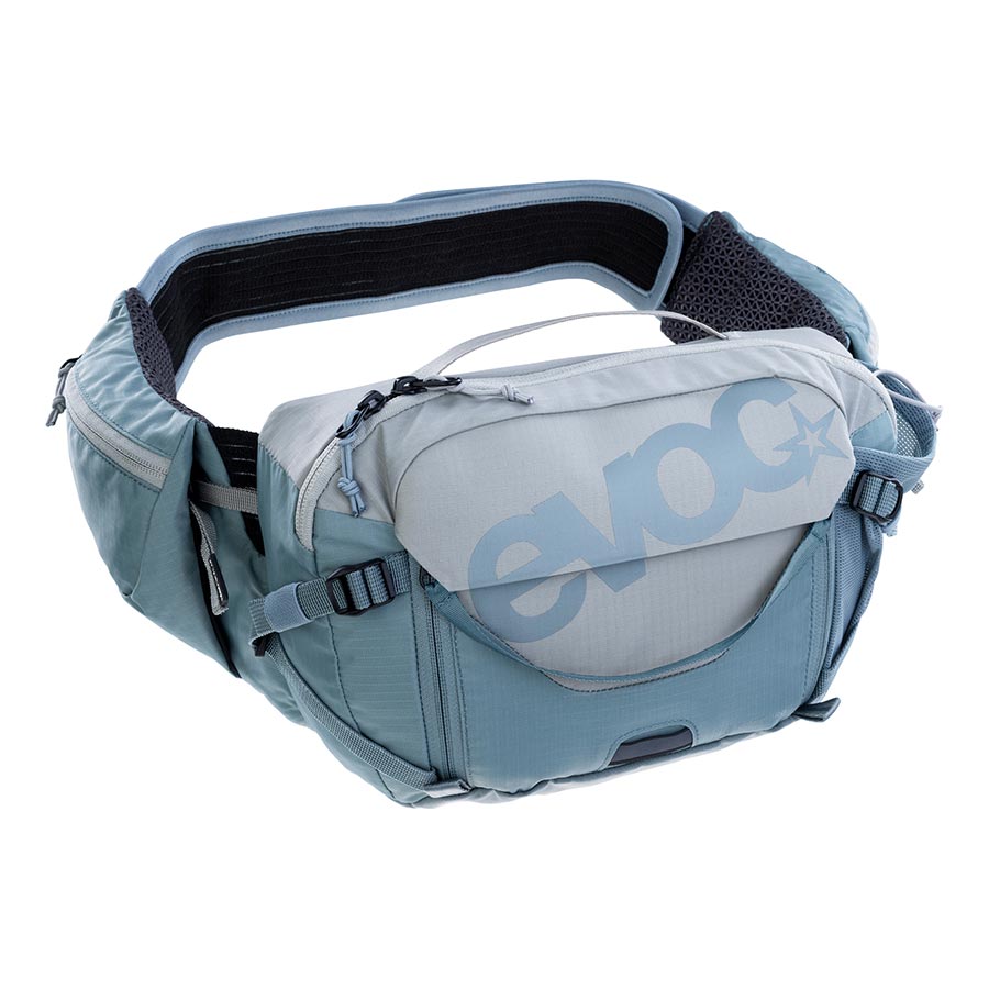 EVOC Hip Pack Pro 3 - Lightweight & Waterproof Waist Bag for Hiking, Cycling & Travel - Durable Outdoor Fanny Pack with Adjustable Belt & Multiple Pockets for Phone, Wallet & Essentials