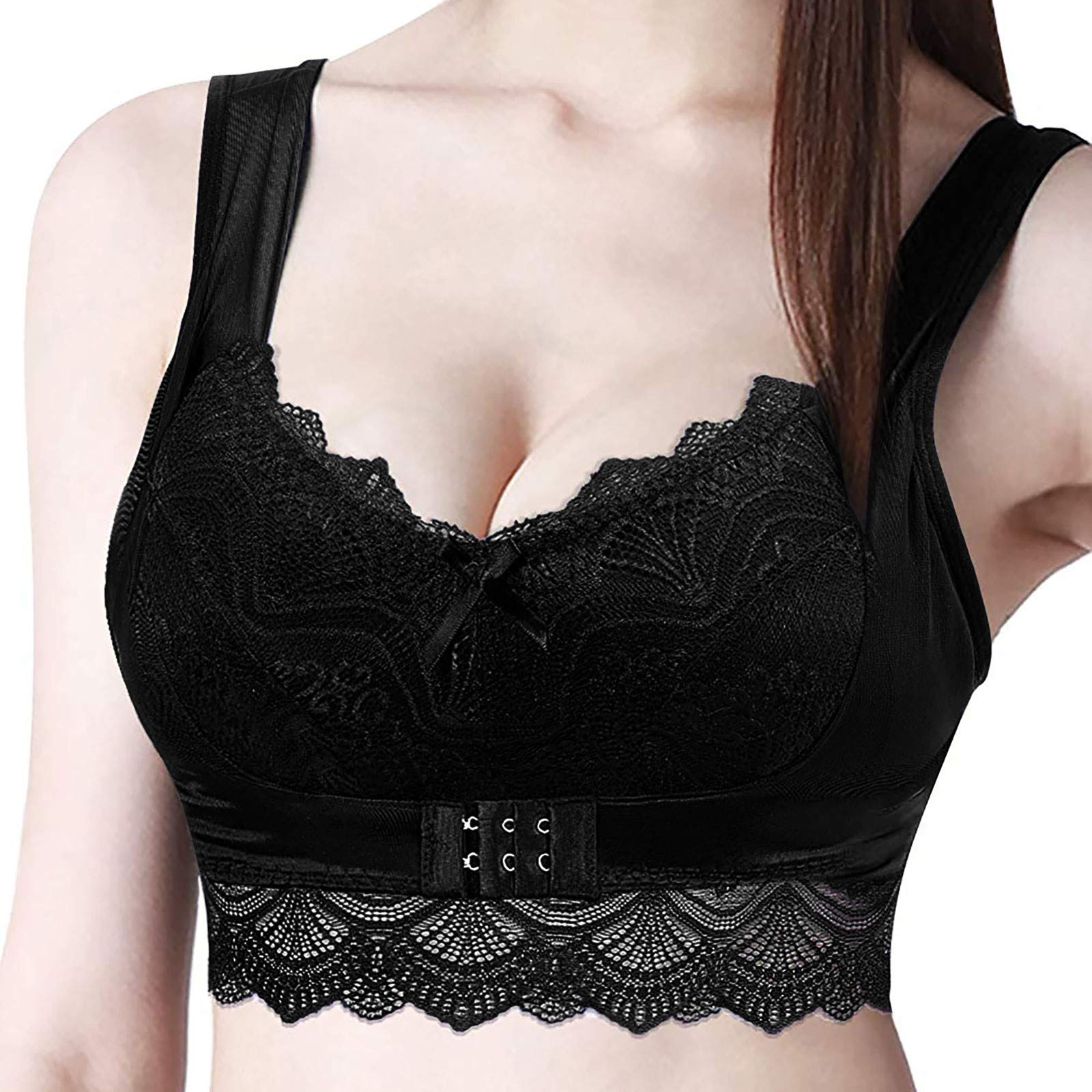Women's Sexy Lace Sports Bra - No Underwire Comfortable Workout Top for Yoga, Running & Gym - Breathable Support for Active Lifestyles