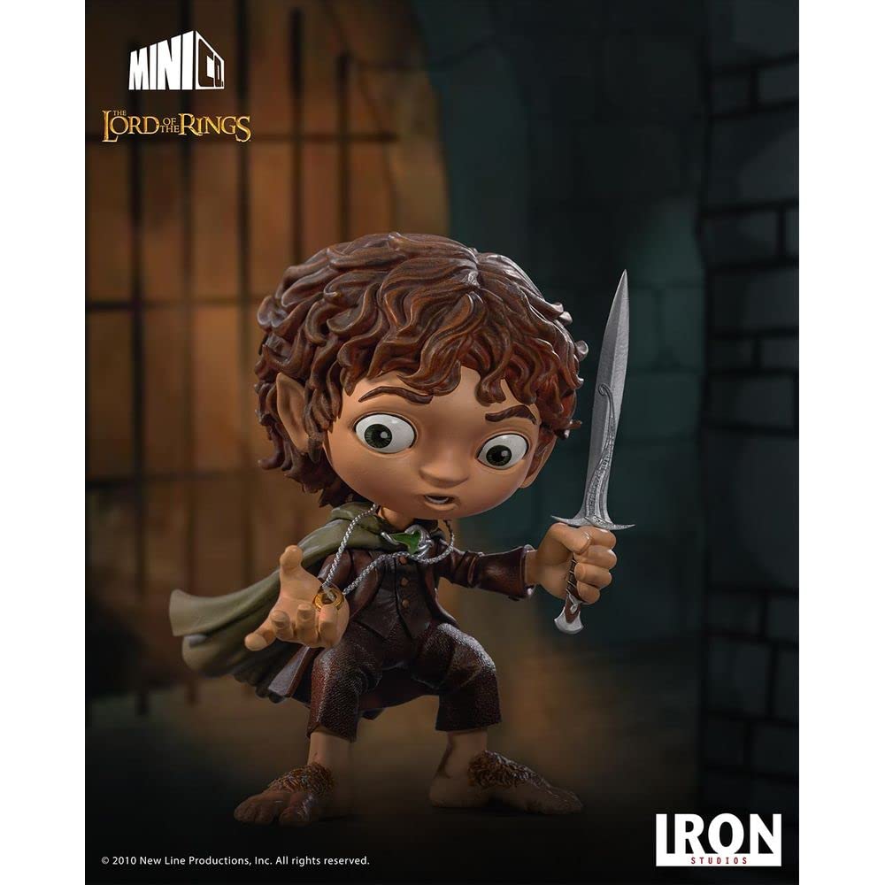Iron Studios & MiniCo Heroes Lord of The Rings Frodo Vinyl Collectible Statue - Perfect for Home Decor, Office Display, and LOTR Fan Collections