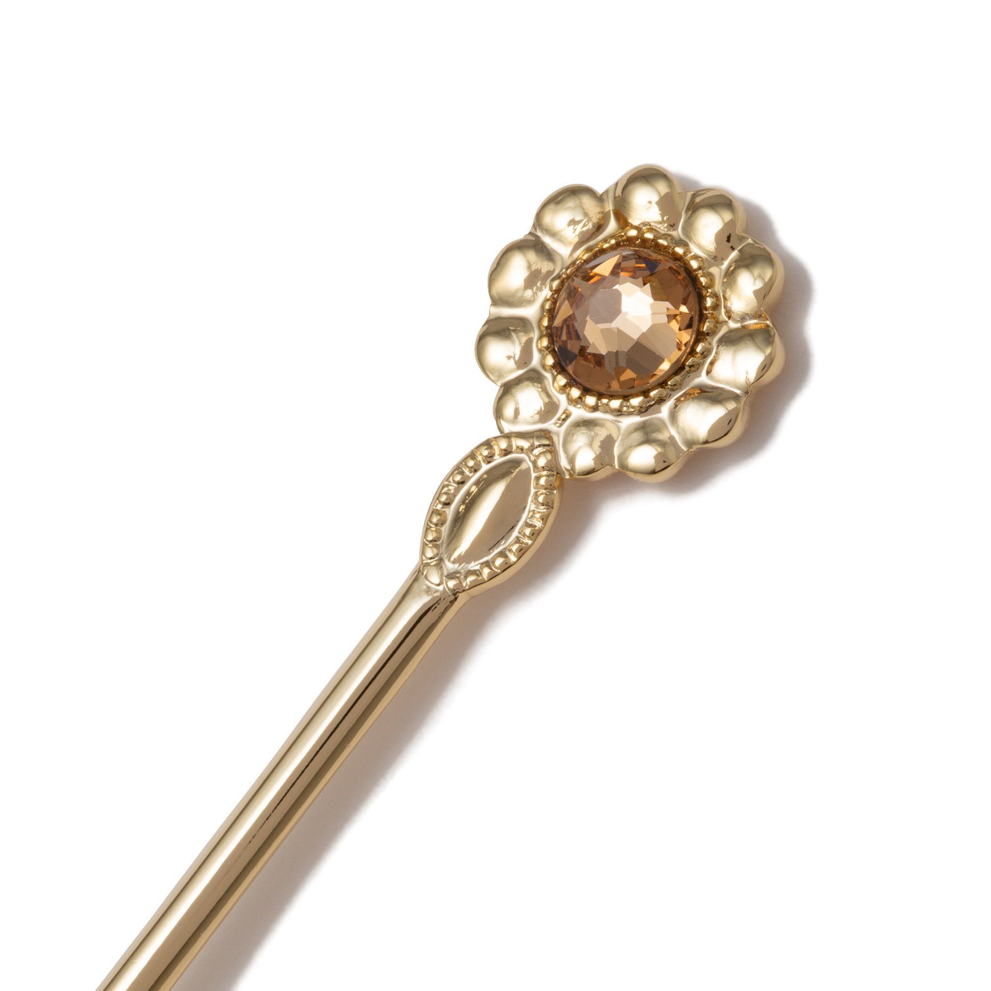 Premium Stainless Steel Lumiere Teaspoon Set - Elegant Yellow Handle, 6-Piece for Tea, Coffee, Desserts & Daily Dining