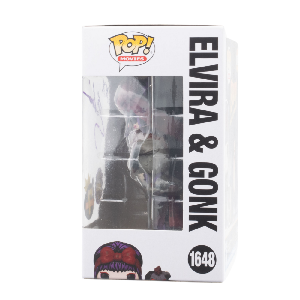 Elvira Signed Pop Vinyl Figure - Elvira with Gonk (Moonlight) 1648 - 7BAP Exclusive Chase Edition - Perfect for Horror Collectors & Pop Culture Displays