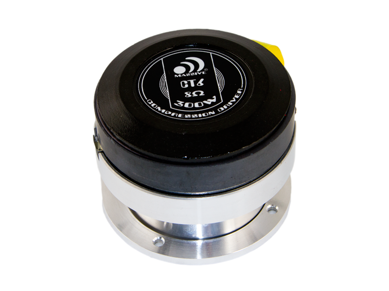CT6 60 Watts RMS 8 Ohm 25.5mm Super Bullet Titanium Tweeter - High Performance Audio Component for Car Stereo & Home Theater Systems