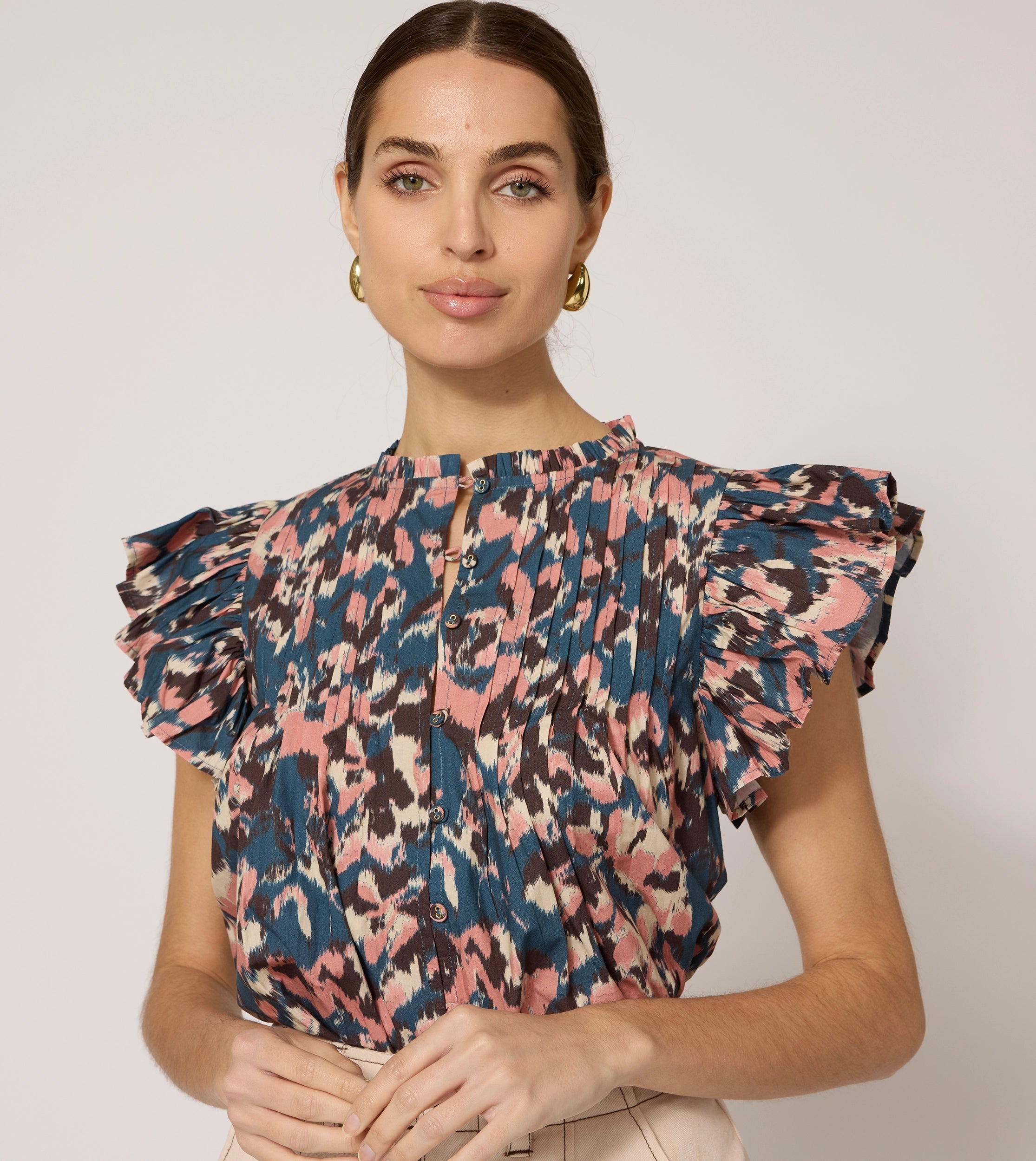 Maritza Blouse | Le Jules Women's Fashion Top - Perfect for Office Wear, Date Nights & Casual Outings