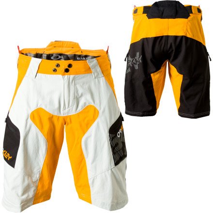 Oakley Men's Cycling Bike Shorts - Breathable, Moisture-Wicking & Padded for Comfort - Perfect for Road Biking, Mountain Biking & Indoor Training