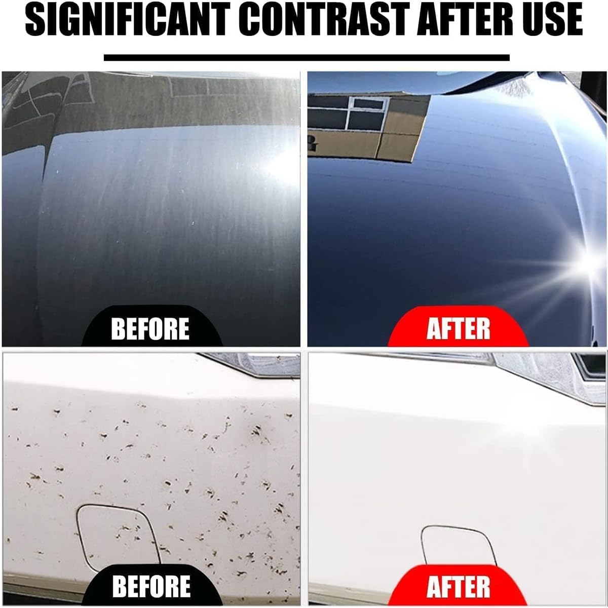 Alison 3-in-1 Ceramic Car Coating Spray (500ml) - Nano Wax Protection, Waterless Wash & Quick Shine - Perfect for Car Detailing, Showroom Finish & Long-Term Paint Protection