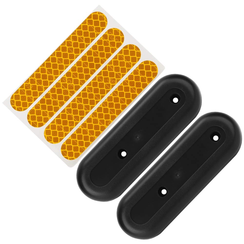 High Visibility Reflective Protective Plate for Xiaomi M365/G30 Electric Scooter - Durable Shell Case with Safety Stickers | Perfect for Night Riding & Urban Commuting