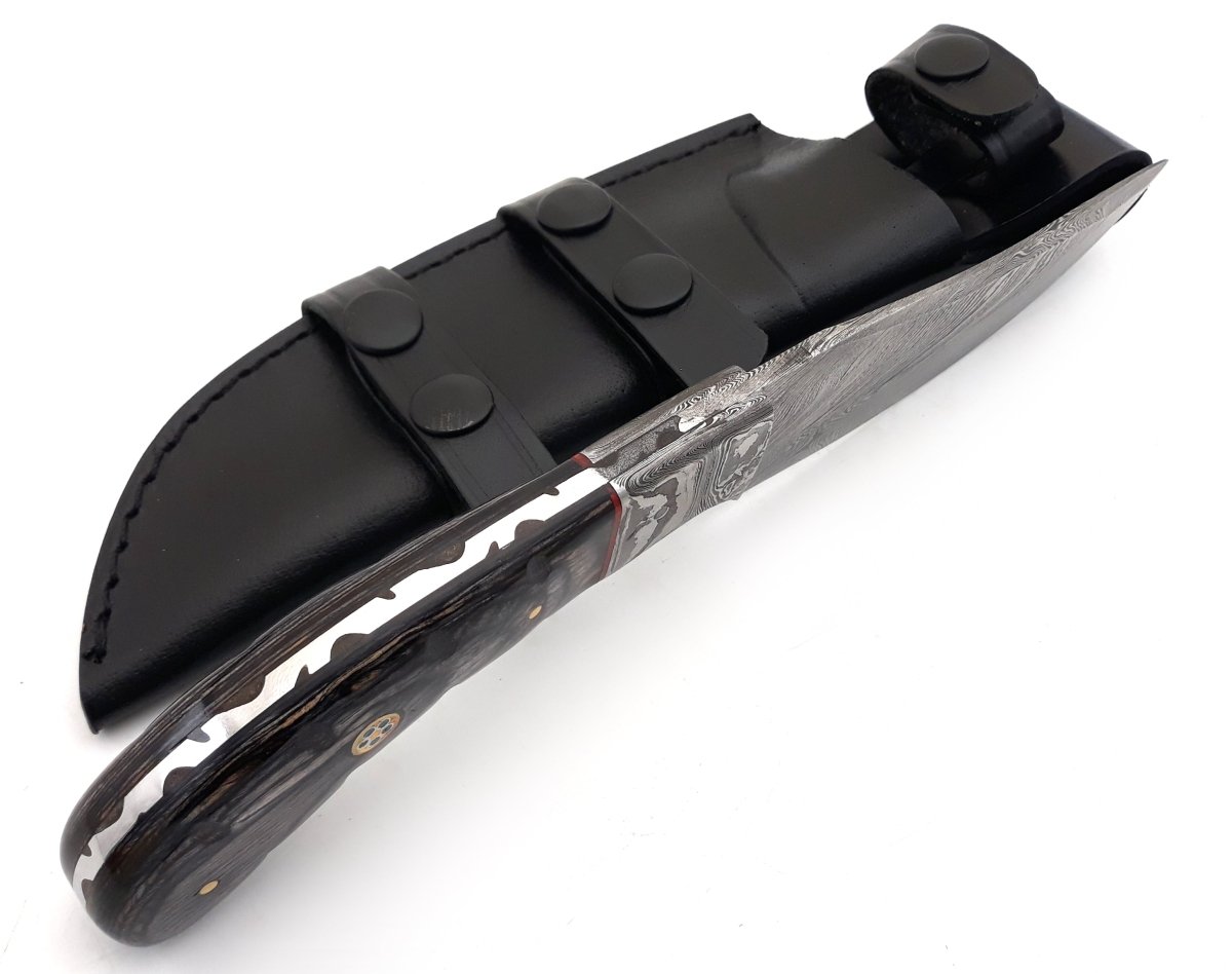 Premium Draco Hunting Knife with Pakkawood Handle - Durable Outdoor Survival Knife for Hunting, Camping & Bushcraft - Perfect Gift for Hunters & Outdoorsmen