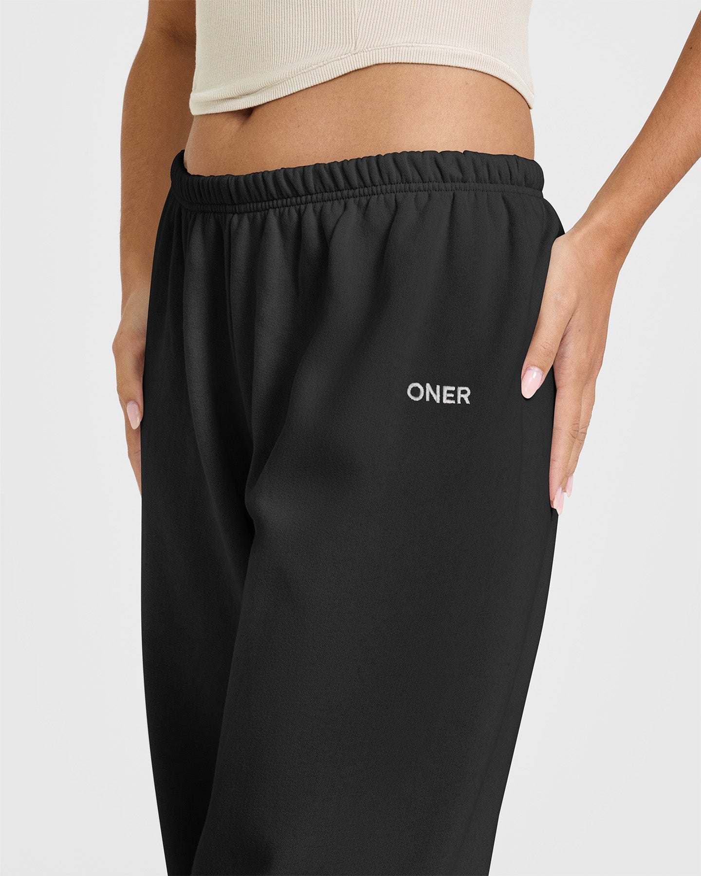 Premium Mid-Weight Joggers for Men & Women - Soft Black Comfortable Lounge Pants for Running, Yoga & Casual Wear
