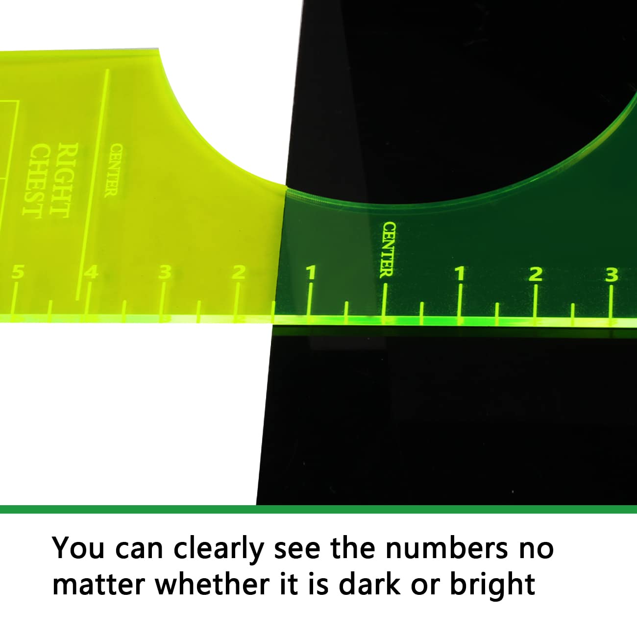 T-Shirt Rulers Guide - Professional HTV Alignment Tool for Applying Vinyl & Sublimation Designs | Built-in Size Chart | Perfect for DIY T-Shirt Printing, Craft Projects & Custom Apparel Businesses