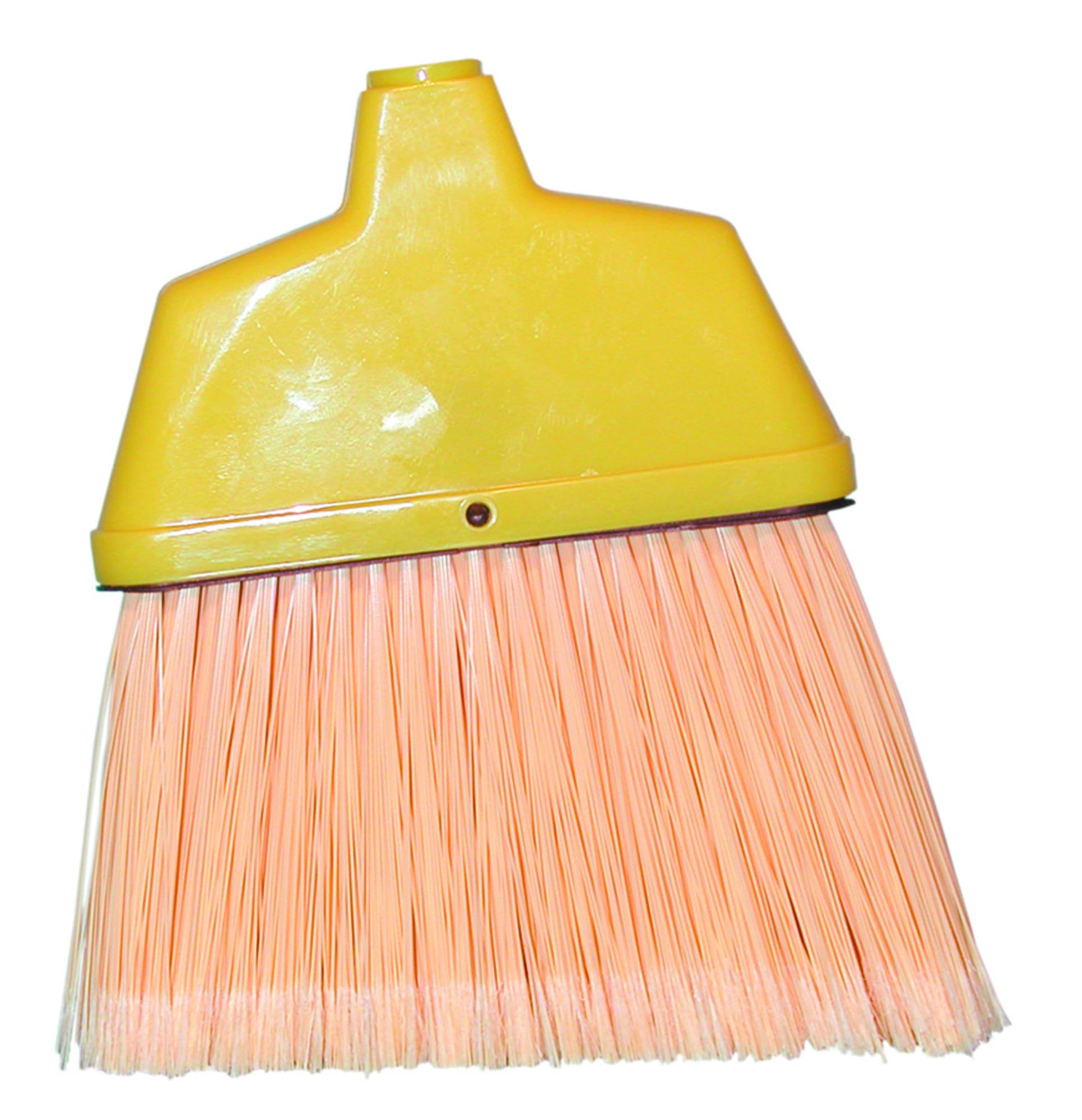 Small Angle Plastic Broom with Handle - Lightweight Cleaning Tool for Hard Floors, Tile & Laminate - Perfect for Tight Spaces, Corners & Under Furniture - Home, Kitchen & Office Use