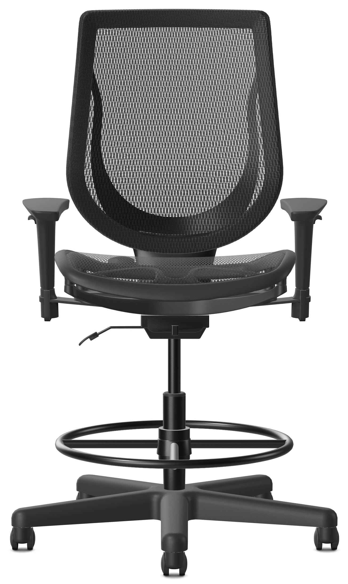 Allseating You Contemporary Drafting Stool [84019] - Adjustable Height Ergonomic Office Chair for Architects & Designers - Perfect for Home Office, Studio & Workspace