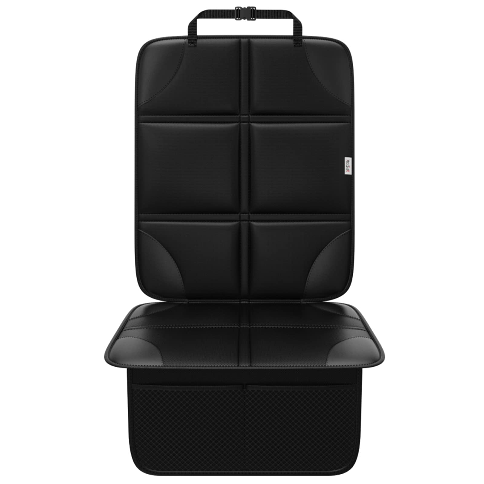 Premium Car Seat Protector for Baby - Thick Padding & Non-Slip Backing to Prevent Dents in Vehicles - Ideal for Sedan, SUV, Truck - Perfect for Family Road Trips and Child Safety