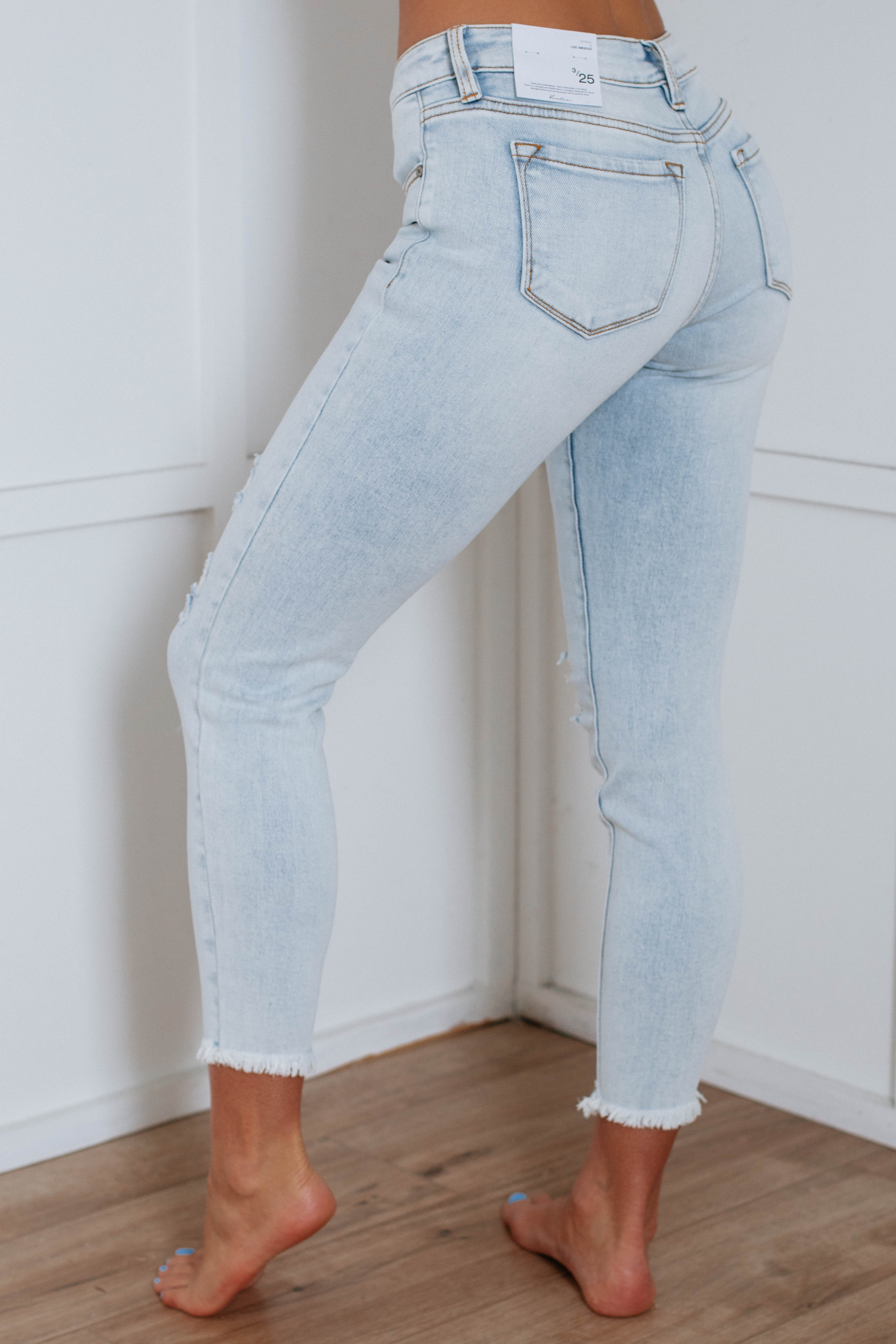 Jennings KanCan Jeans - Light Wash High Waist Skinny Jeans for Women | Comfortable Stretch Denim Pants | Perfect for Casual Wear, Office & Night Out