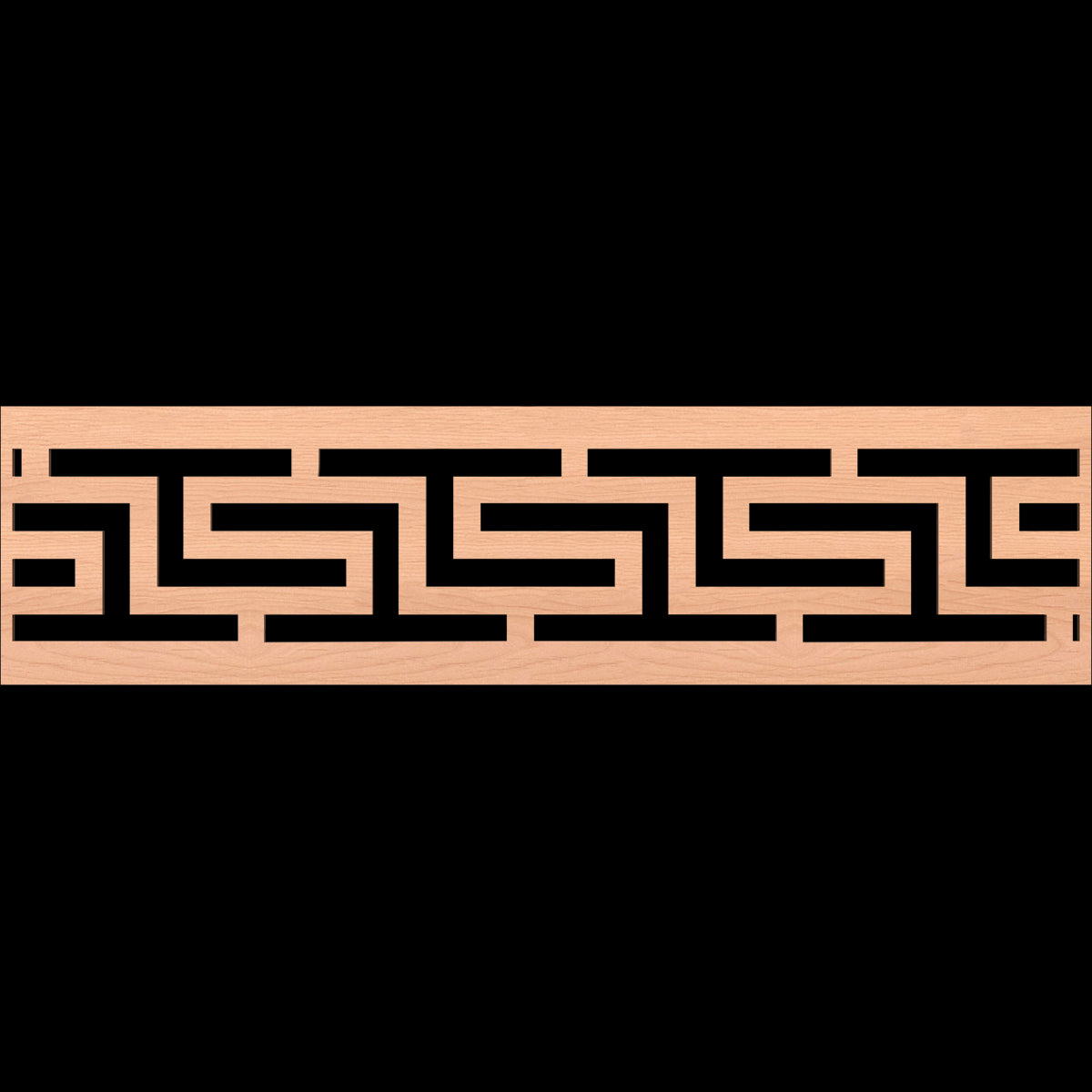 Tulum Fretwork Moulding - Handcrafted Wooden Wall Decor for Home & Office | Perfect for Bohemian, Coastal, and Modern Interior Design Styles