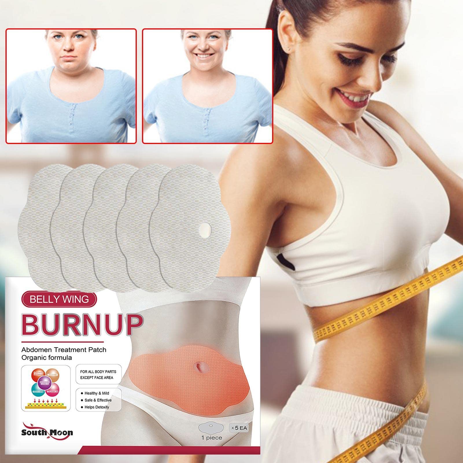 NGUMMS Weight Loss Patches | Slimming Belly Patches for Effective Weight Loss (5 Pack) | Natural & Healthy Stomach Slimming Stickers, Ancient Remedy for Belly Fat Reduction - Perfect for Home Use, Gym, and Daily Wellness Routine