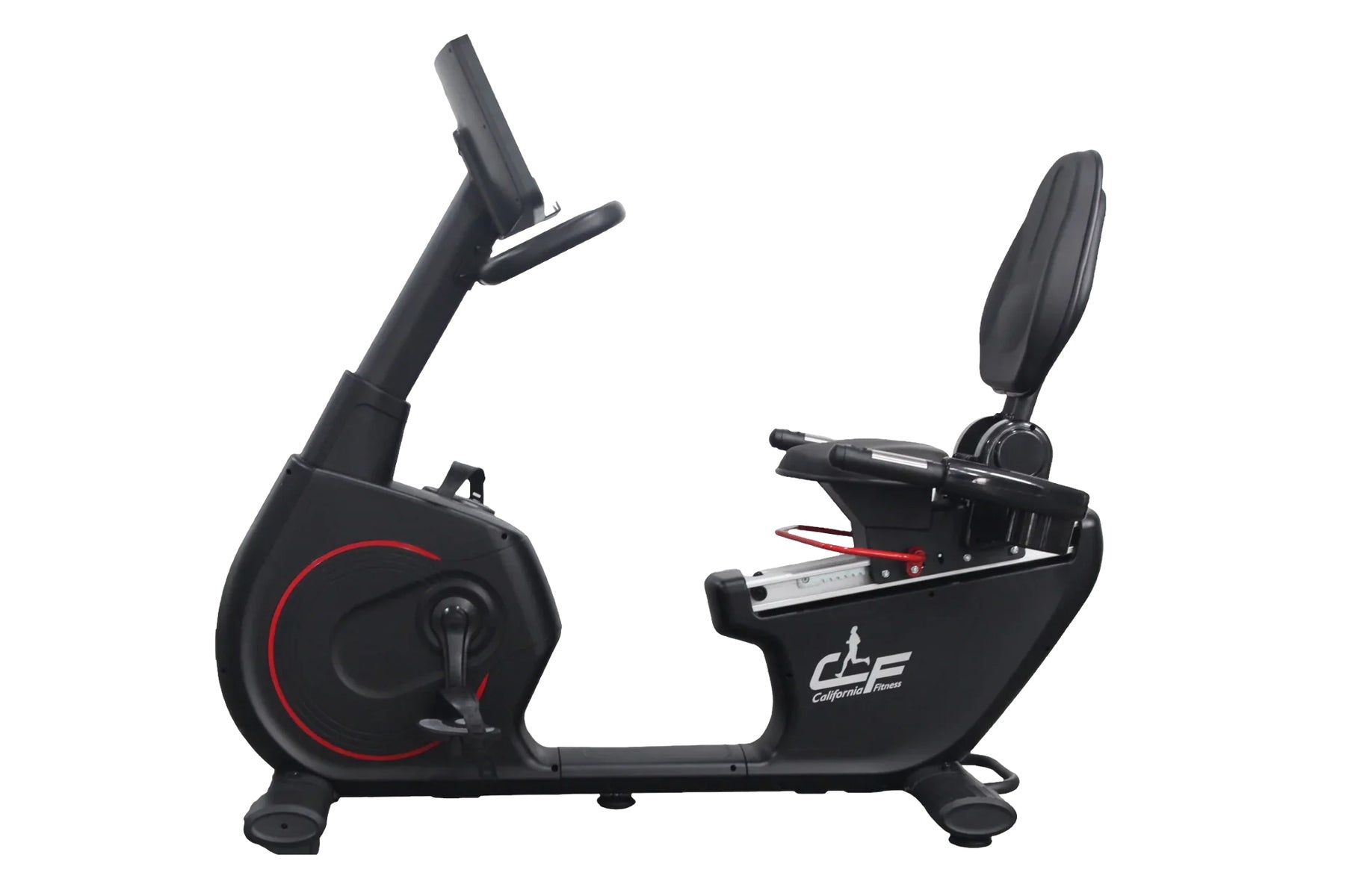 California Fitness R8 Recumbent Exercise Bike - Quiet Magnetic Resistance, LCD Display, 16 Levels Adjustable for Home Gym - Perfect for Low-Impact Cardio, Rehabilitation & Seniors Fitness