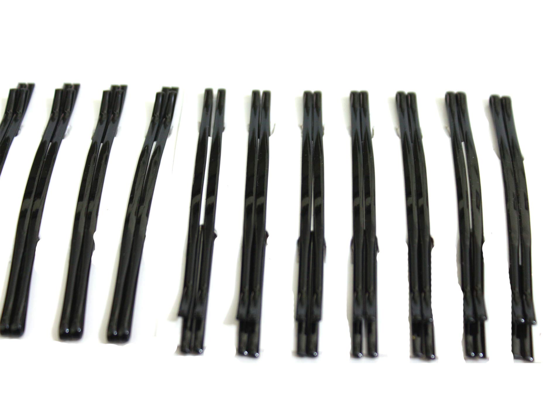 Kalaneet Metal Black Bob Pins 36pcs - 8cm Hair Clips for Women, Strong Hold Hairpins for Styling, Updos & Braids - Perfect for Daily Use, Weddings & Special Occasions