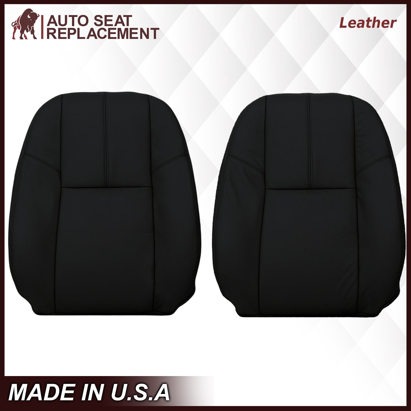 2007-2014 Chevy Silverado Seat Covers - Premium Black Custom Fit Seat Protectors for Trucks | Perfect for Daily Commute, Road Trips & Work Vehicles