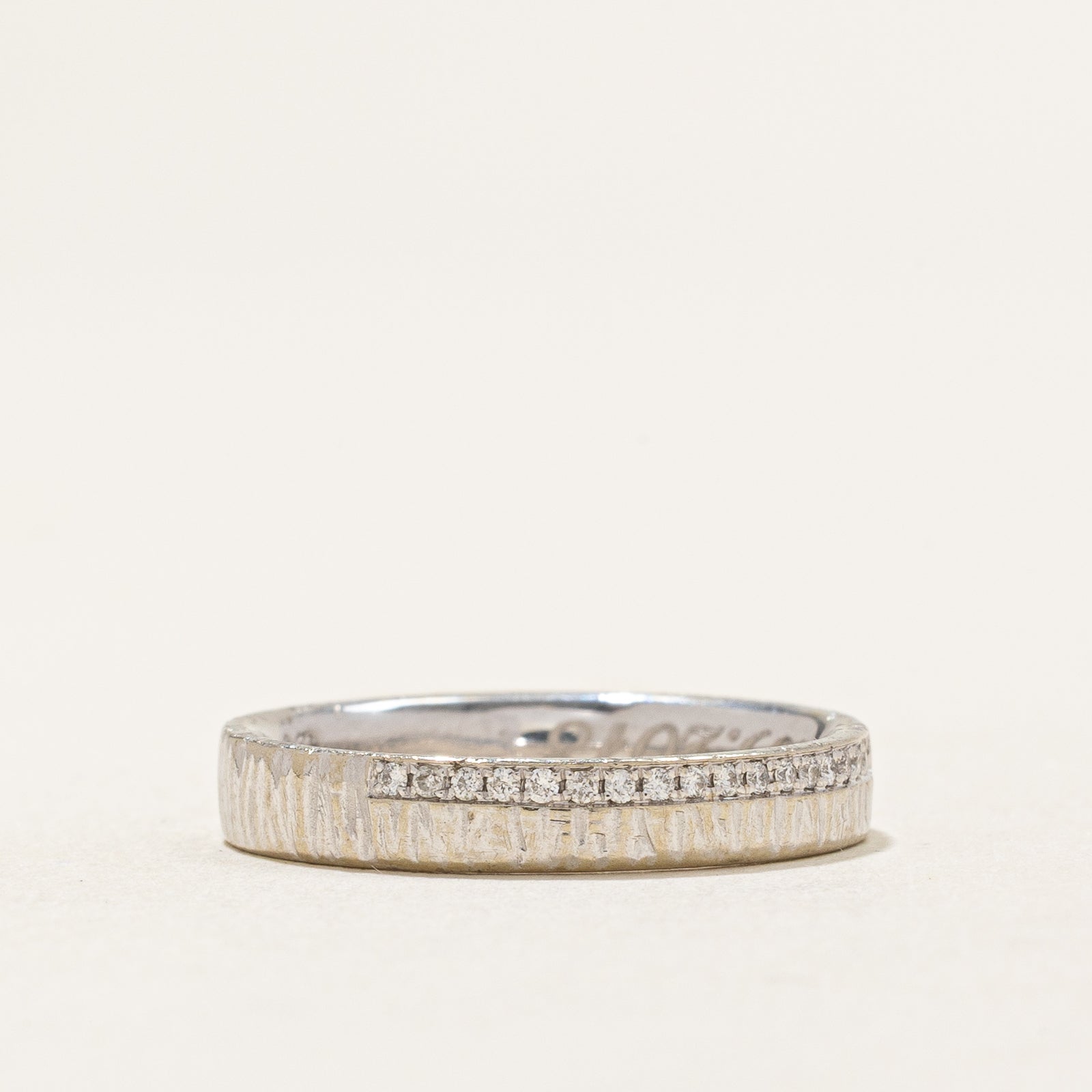 0.018ctw Diamond Accent Wedding Band Ring - Size 5 | Elegant Stackable Ring for Women | Perfect for Engagement, Anniversary & Everyday Wear