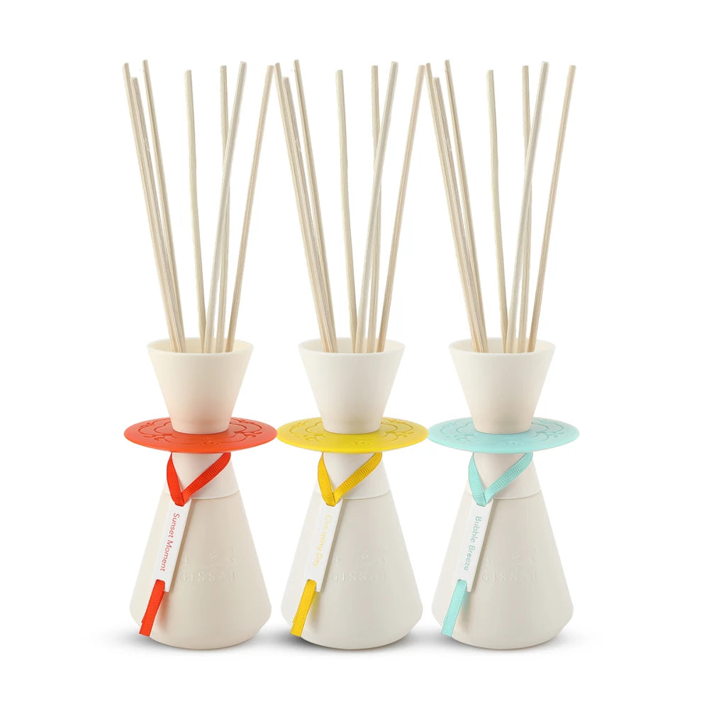 Gissah Essential Oil Diffuser Set - Aromatherapy Ultrasonic Humidifier for Home, Office & Spa | Perfect for Relaxation, Stress Relief & Better Sleep
