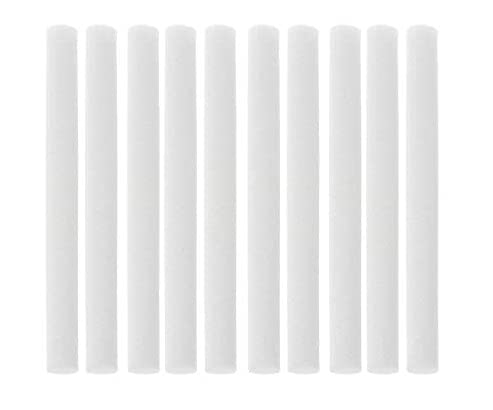 RY-CAN 10 Pack Humidifier Replacement Filters - 10mm x 125mm Cotton Swabs for Essential Oil Diffusers & Aroma Humidifiers - Perfect for Home, Office, Spa, and Yoga Room Air Freshening
