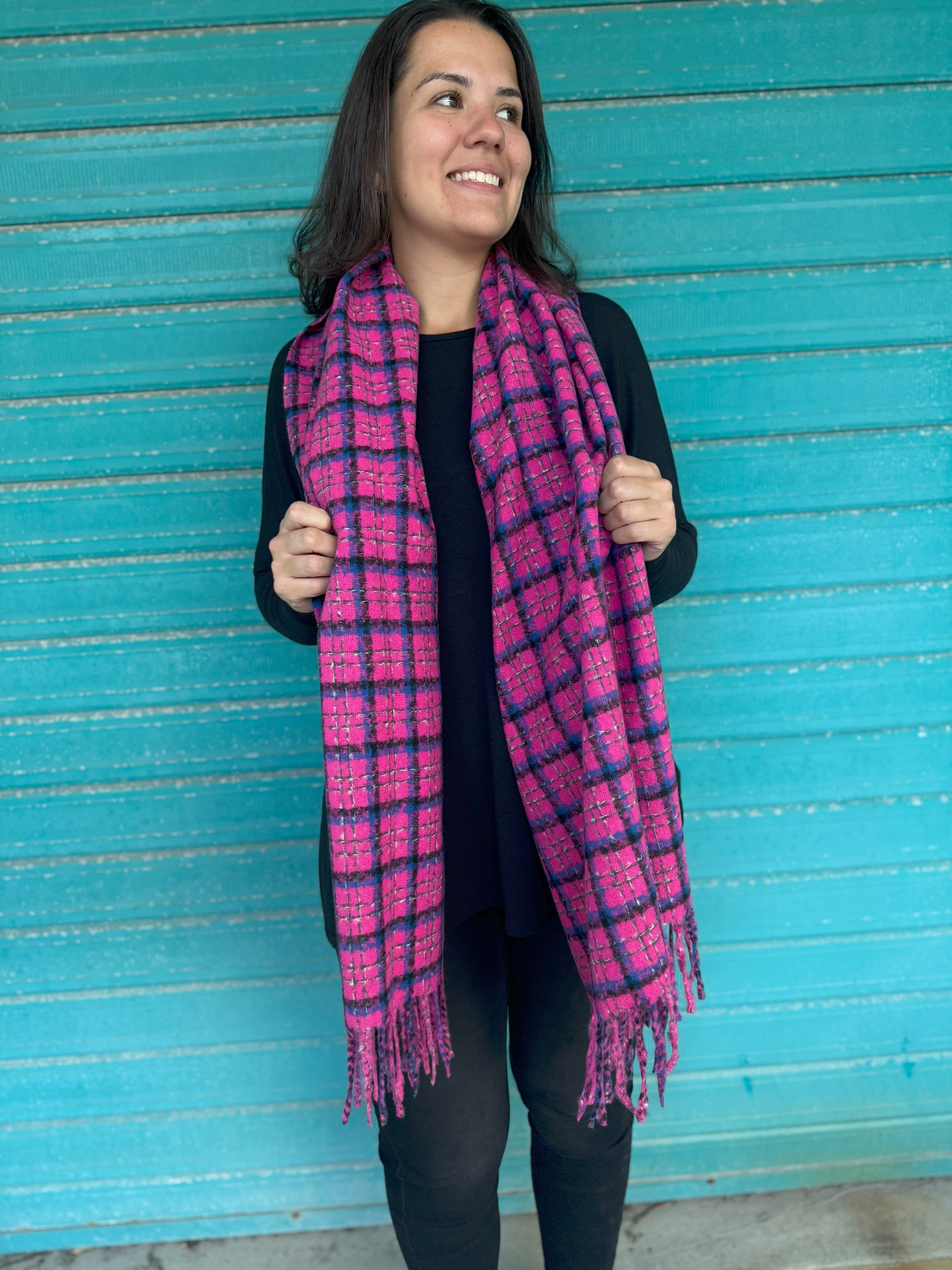 Elegant Pink Chapel Scarf - Soft & Lightweight Shawl for Women - Perfect for Church, Weddings & Special Occasions
