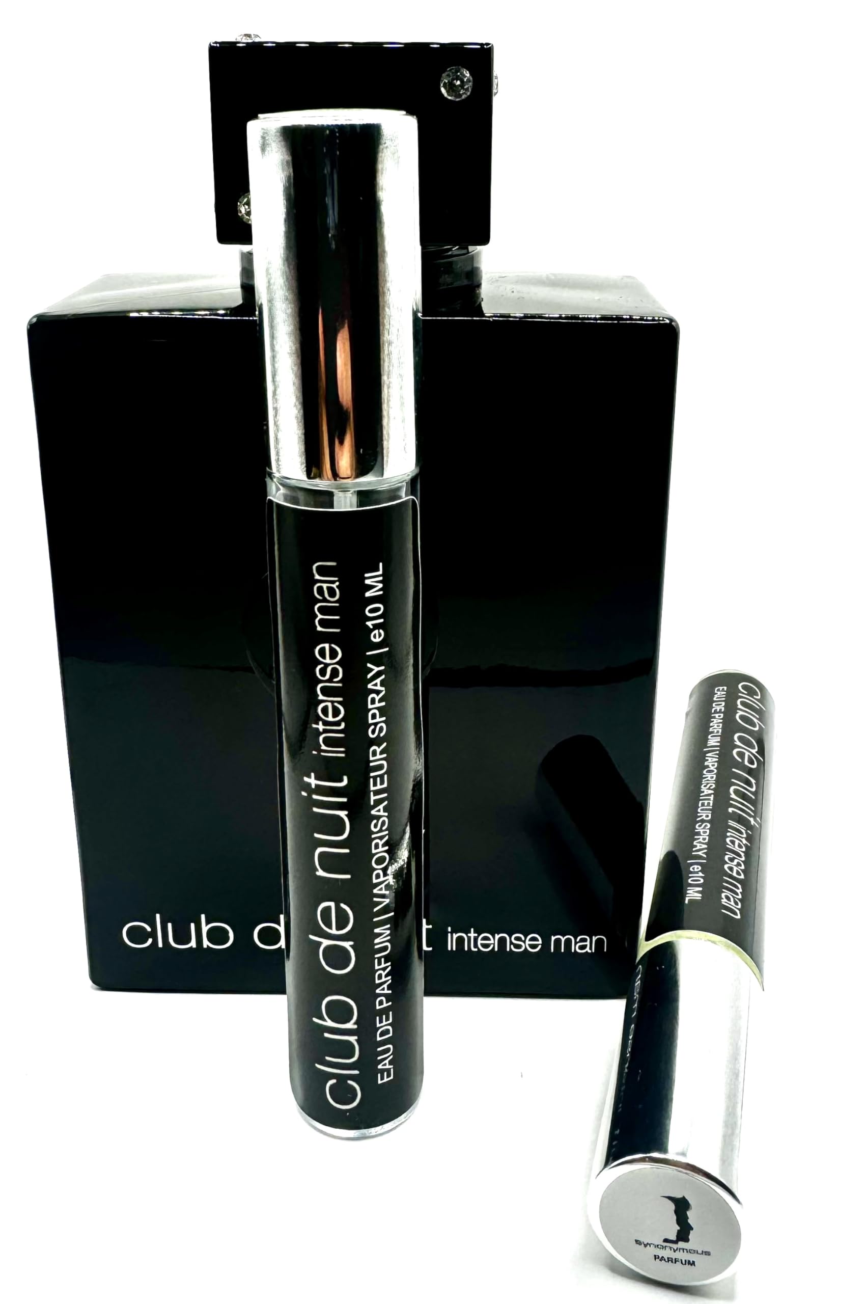 Club de Nuit Intense Man EDP 10ml by Synonymous - 2 Pack Travel Size Perfume for Men | Premium Cologne for Daily Wear, Office & Special Occasions