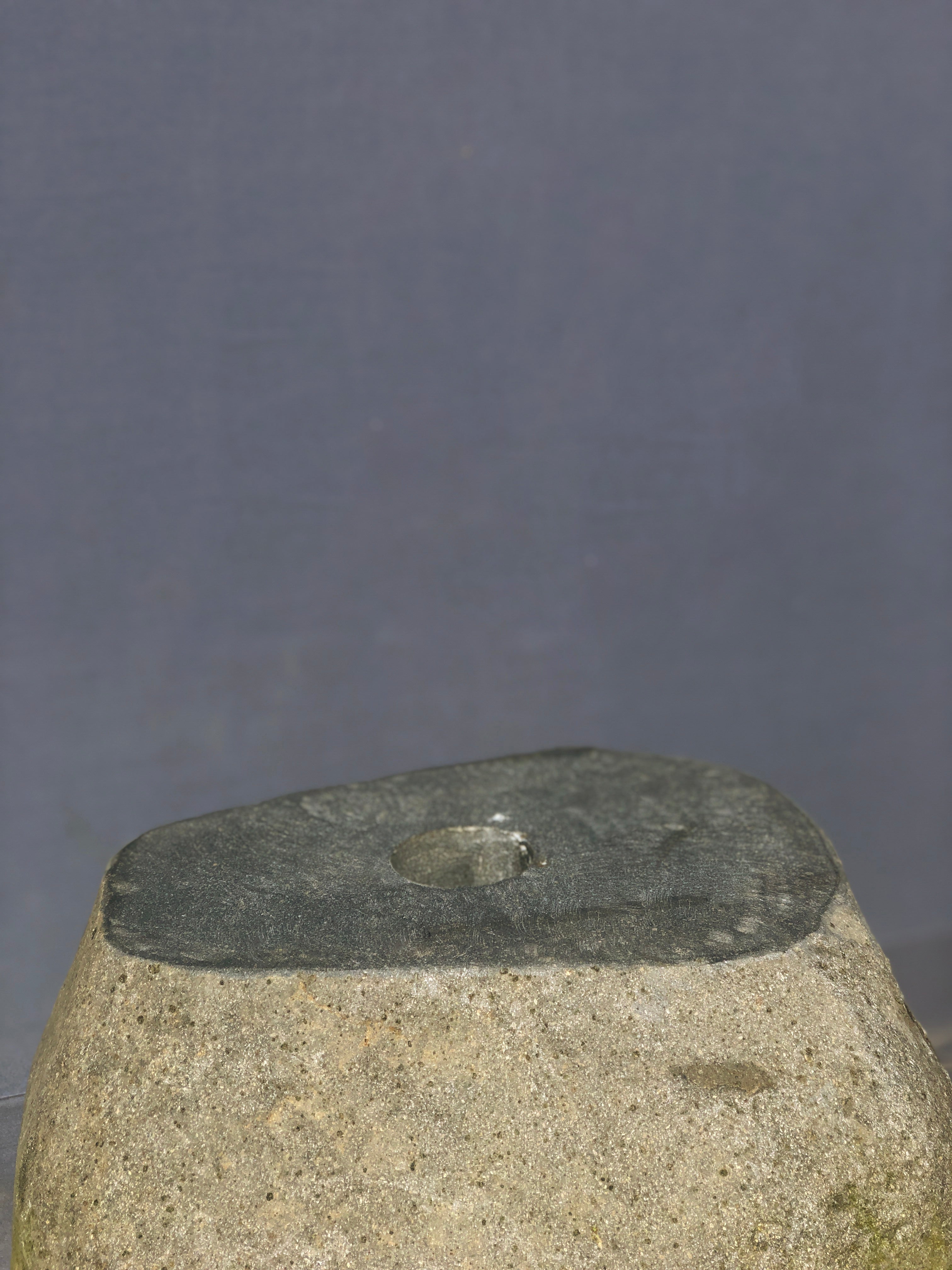 Small Java Fountain Stone - Natural Stone Water Feature for Home & Garden Decor, Perfect for Indoor and Outdoor Zen Spaces