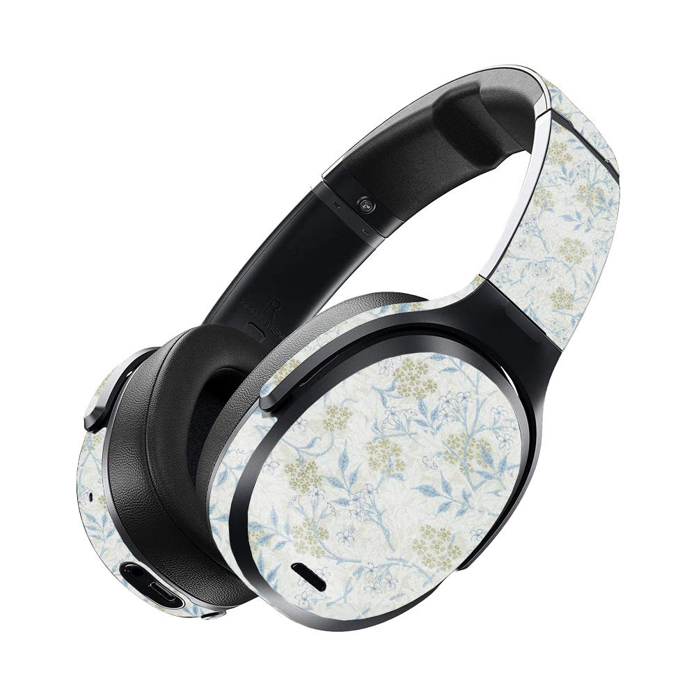 MightySkins Glossy Glitter Skin for Skullcandy Crusher ANC Headphones - Jasmine | Protective & Durable High-Gloss Finish | Easy to Apply & Remove | Made in USA | Perfect for Music Lovers & Fashion Enthusiasts
