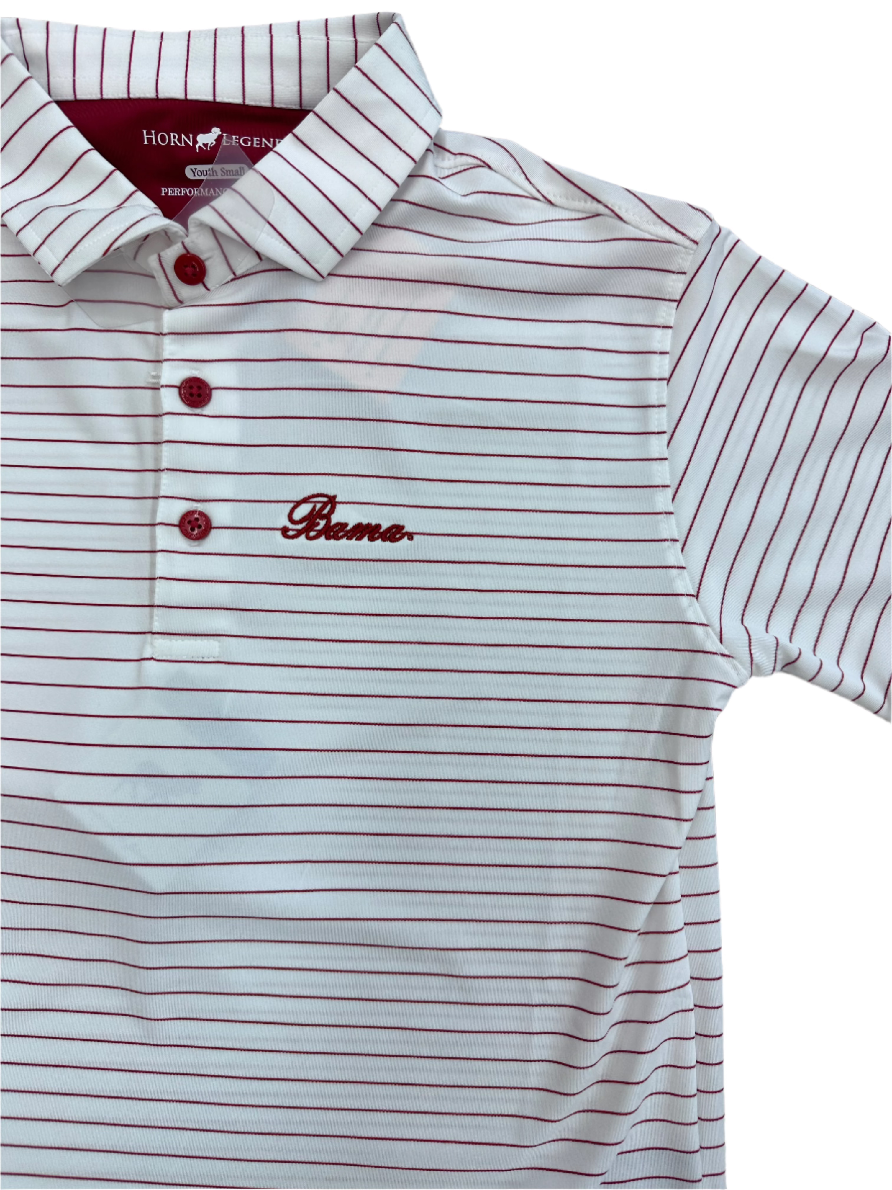 White/Crimson