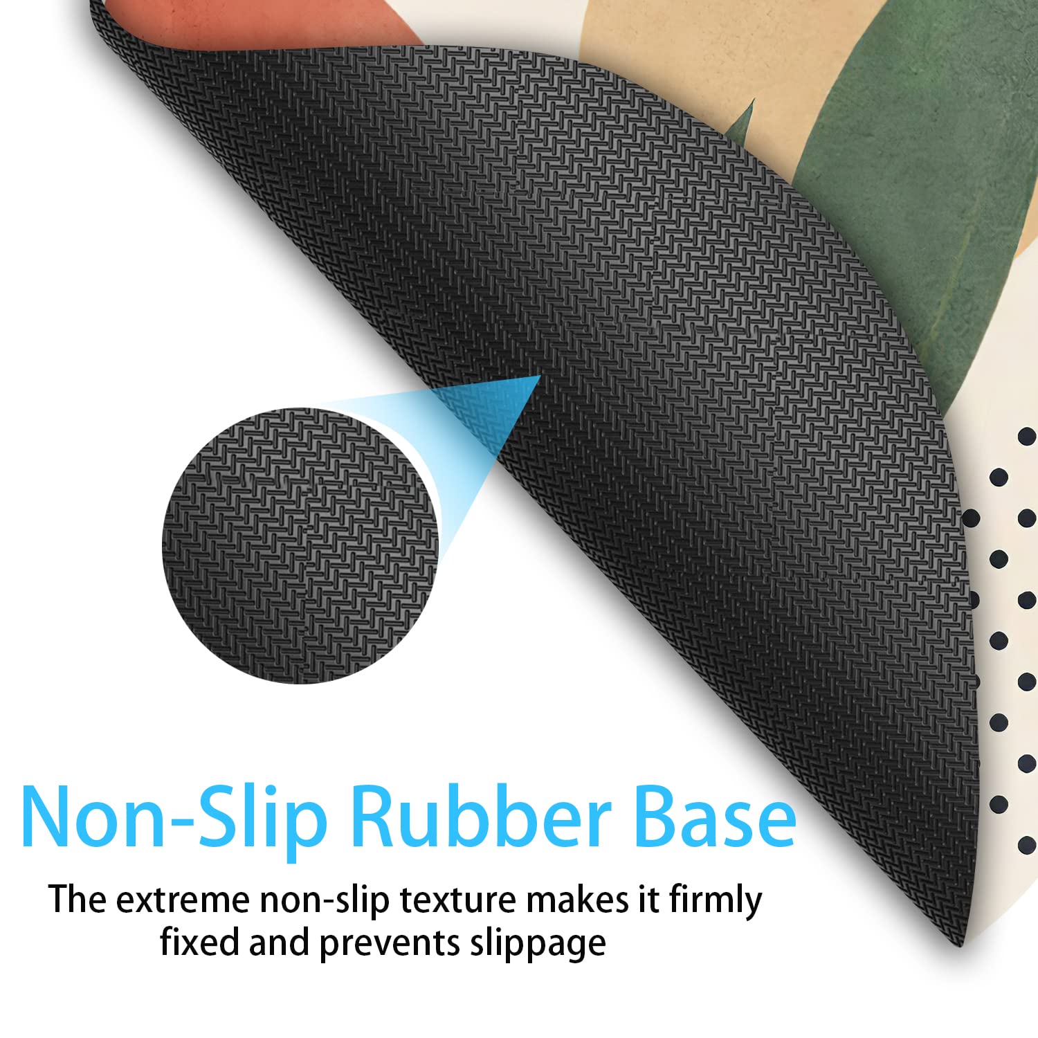 6x7 Inch Small Mouse Pad with Non-Slip Rubber Base - Waterproof Mini Mouse Mat for Laptop, Keyboard Tray & Wireless Mouse - Perfect for Home Office, Travel & Gaming (Leaf Design)