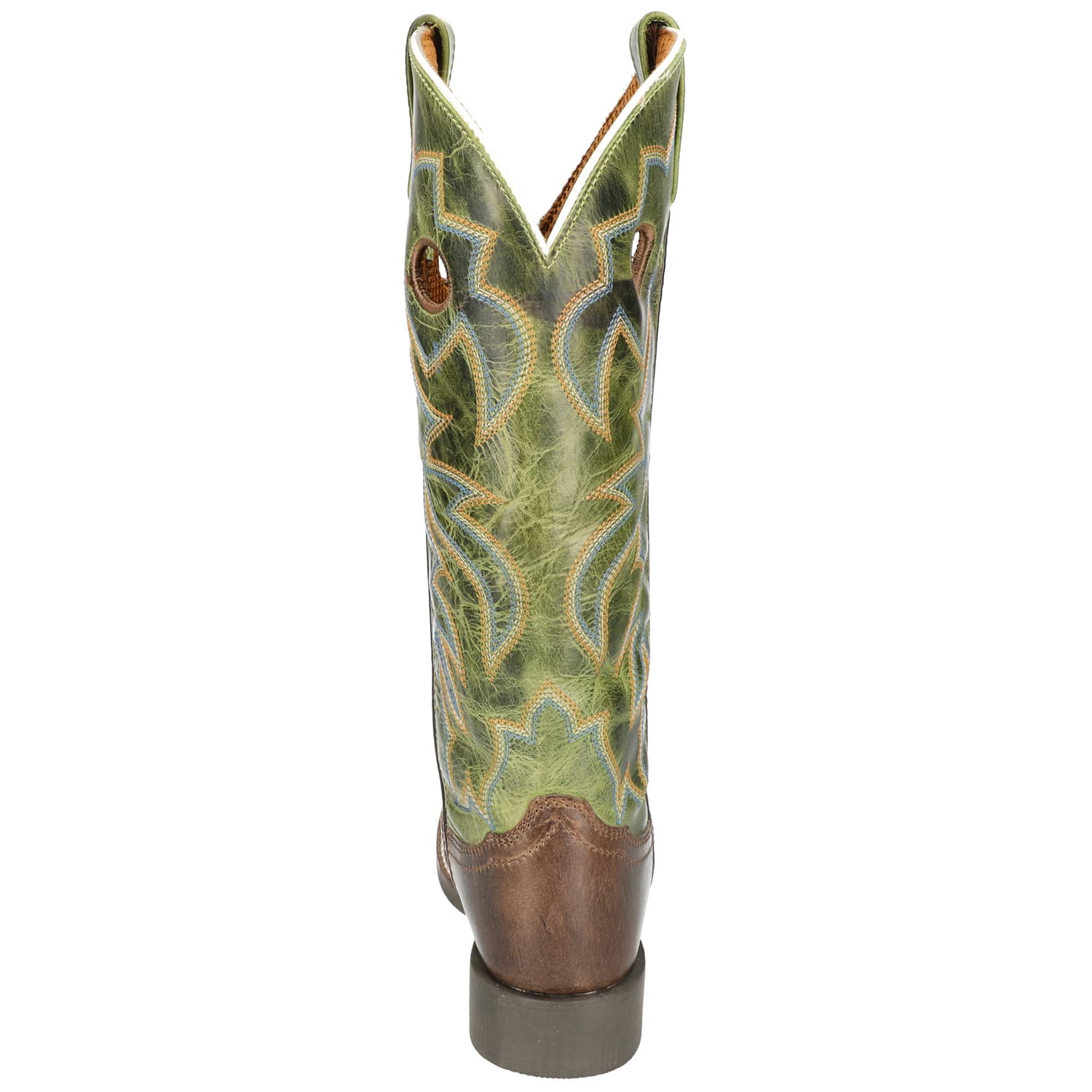 Smoky Mountain Western Boots for Boys - Maverick Square Toe Pull On Cowboy Boots 3208Y | Durable Leather Riding Boots for Kids, Ranch Work & Country Style Outfits